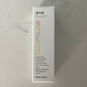 New unopened GOOP GLOW dark spot exfoliating sleep milk
